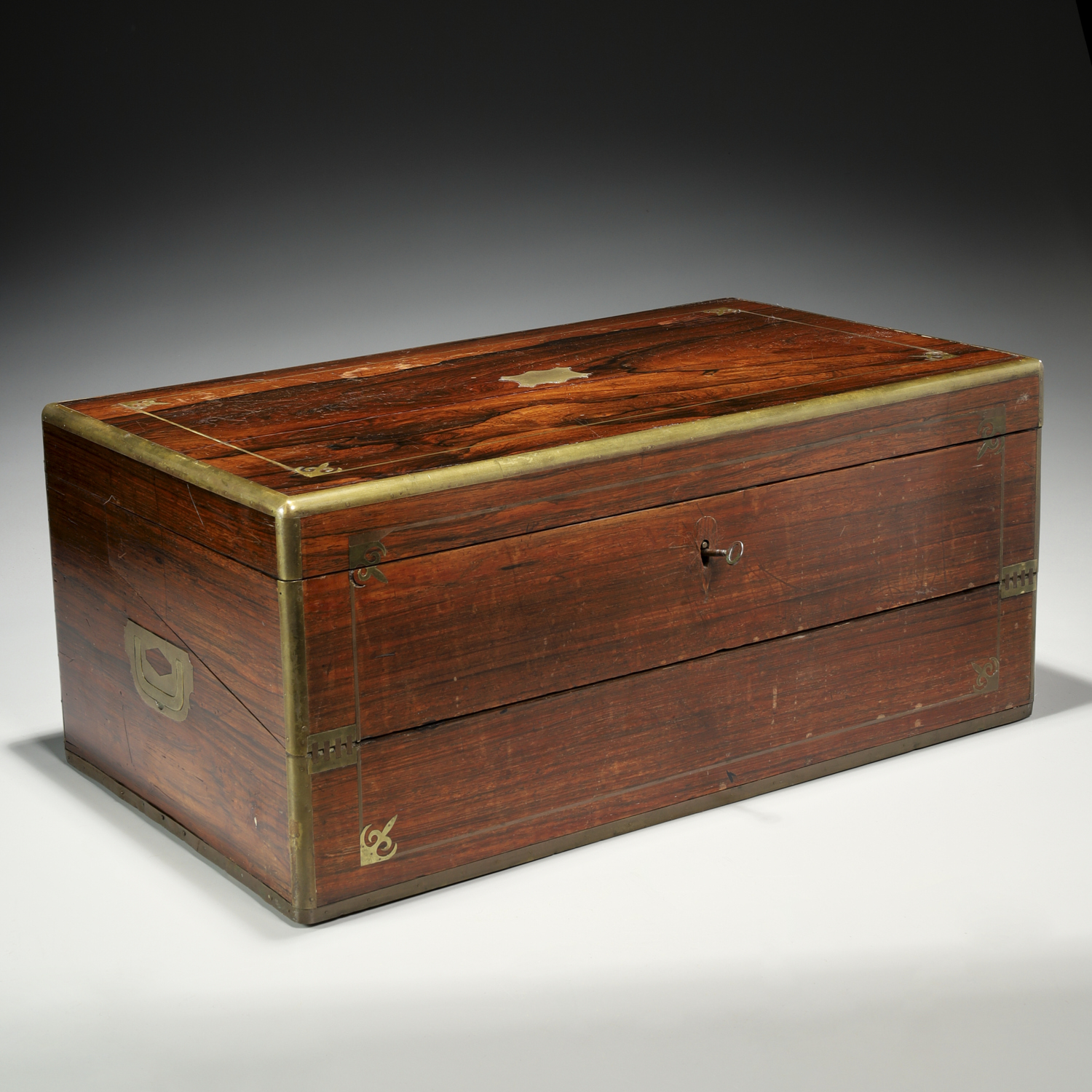LARGE GEORGE IV ROSEWOOD CAMPAIGN
