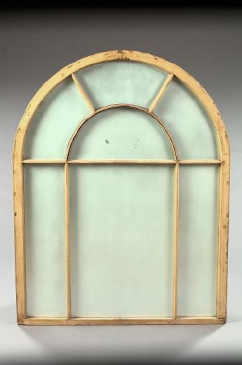Large Georgian Pine Arched and