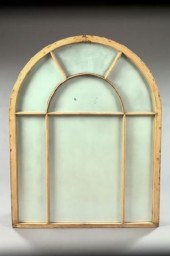 Large Georgian Pine Arched and
