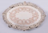 LARGE GEORGIAN STYLE SILVERPLA