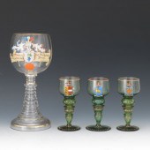 LARGE GERMAN ARMORIAL HAND BLO