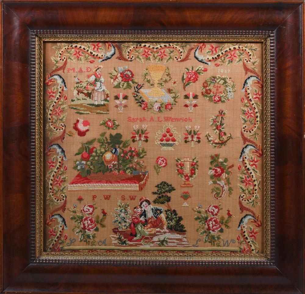 LARGE GERMAN BERLINWORK SAMPLER
