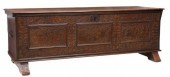 LARGE GERMAN CARVED WALNUT CAS