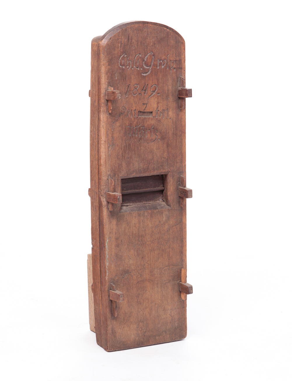 LARGE GERMAN KRAUT CUTTER. Dated