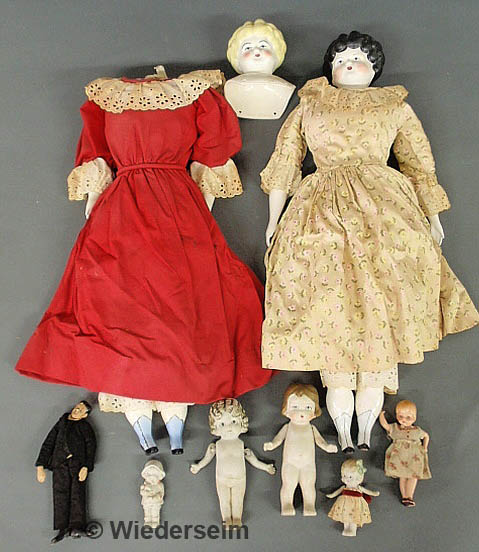 Large German porcelain doll 27"h.