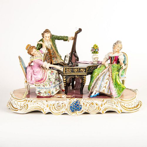 LARGE GERMAN PORCELAIN FIGURAL