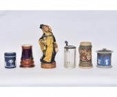 Large German stein of a robed