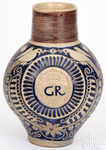 LARGE GERMAN WESTERWALD STONEWARE