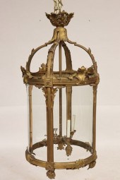 LARGE GILT BRASS ROCOCO STYLE