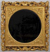 LARGE GILT CARVED ROCOCO MIRRO