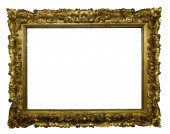 LARGE GILT FRAME WALL MIRROR,