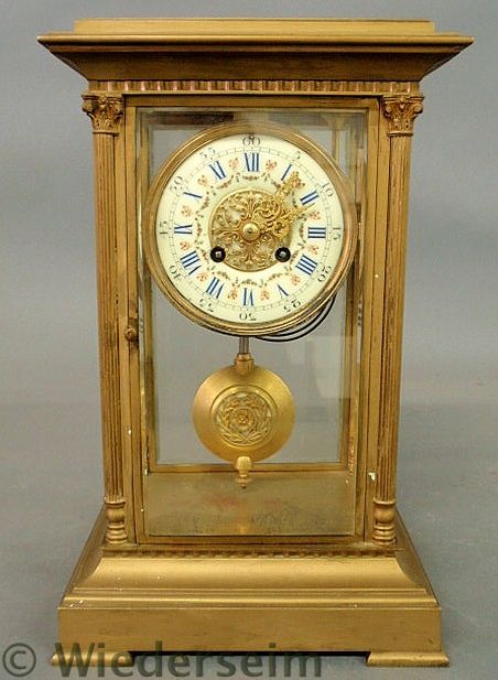Large gilt metal and beveled