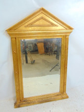 LARGE GILT MIRROR WITH PAGODA