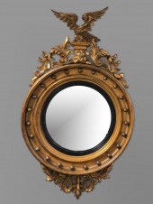 LARGE GILT PAINTED NEOCLASSICA