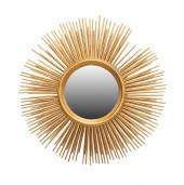 LARGE GILT SUNBURST MIRROR Man