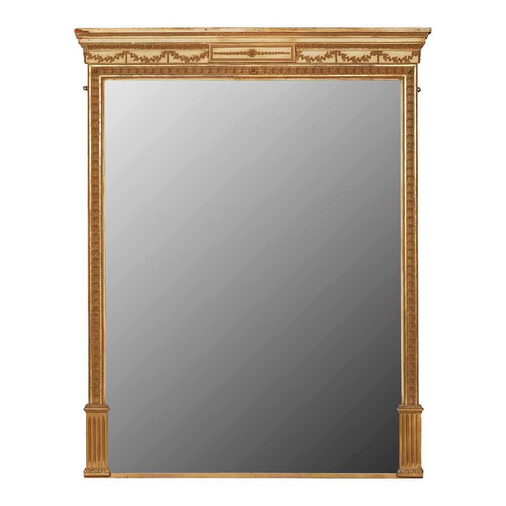 LARGE GILTWOOD AND GESSO OVERMANTEL