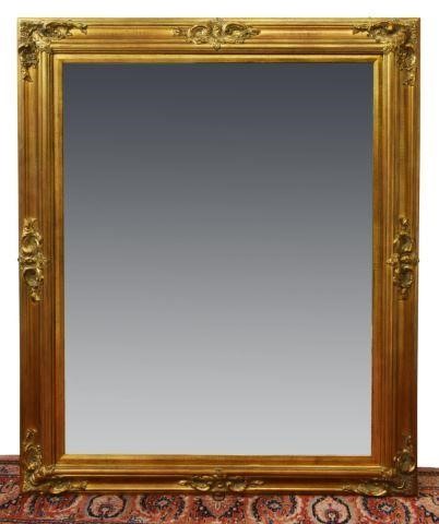 LARGE GILTWOOD FRAMED BEVELED