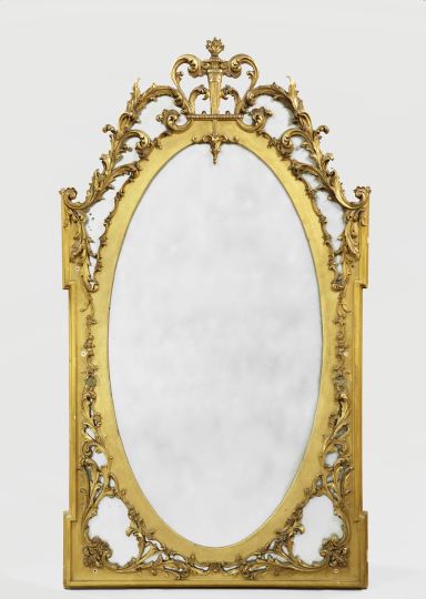 Large Giltwood Overmantel