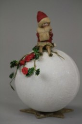 LARGE GIRL ON SNOWBALL CANDY C