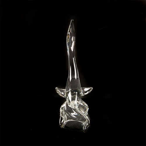LARGE GLASS CRYSTAL SHARK