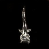 LARGE GLASS CRYSTAL SHARK CENT