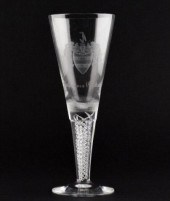 LARGE GLASS GERMAN ARMORIAL GO