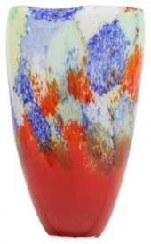 LARGE GLASS NUVO ART GLASS VAS