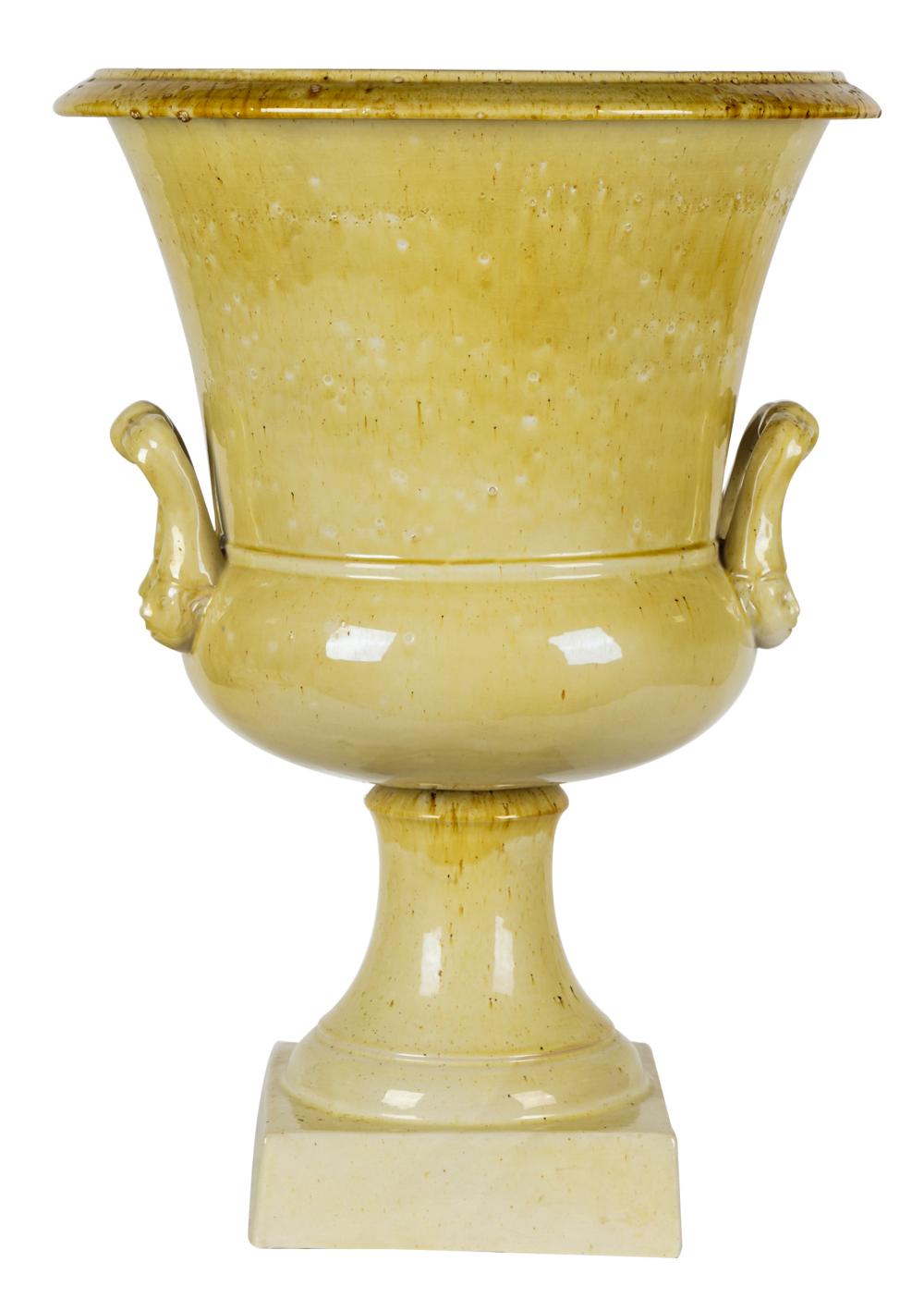LARGE GLAZED CERAMIC CAMPAGNA