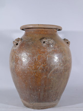 LARGE GLAZED TERRACOTTA CHINES