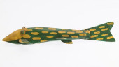 LARGE GOLD AND GREEN ICE FISHI