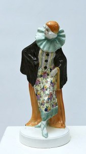 LARGE GOLDSCHEIDER ART DECO FI