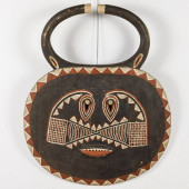 LARGE GOLI CARVED WOOD MASK, P