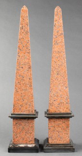 LARGE GRAND TOUR GRANITE OBELI