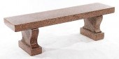 LARGE GRANITE MODERNIST BENCH