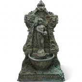 LARGE GRECO ROMAN CAST IRON FO