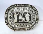 LARGE GREEK '3 MUSES' BLACK ON