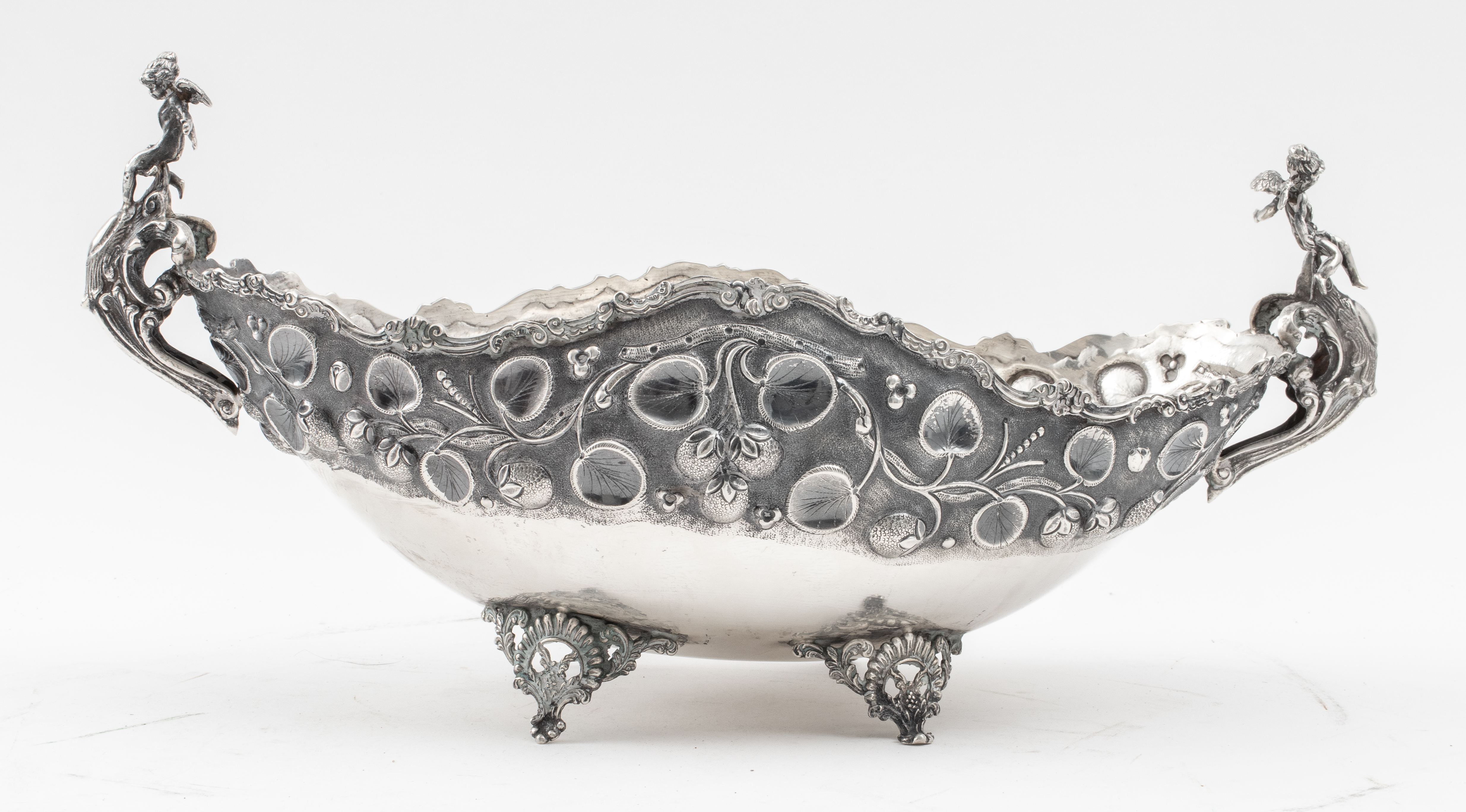 LARGE GREEK ROCOCO STYLE STERLING