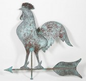 LARGE GREEN PATINA COPPER ROOS