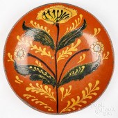LARGE GREG SCHOONER SLIPWARE C