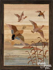 LARGE GRENFELL HOOKED RUG<br>L