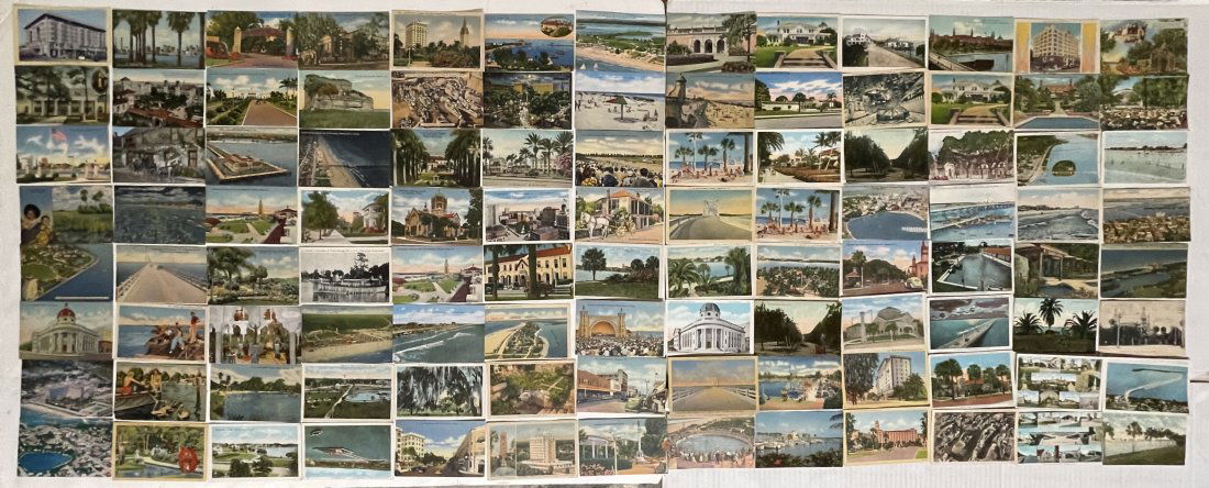 LARGE GROUP OF 104 SIGHT-SEEING