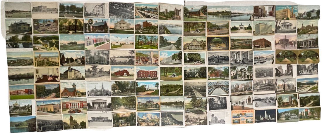 LARGE GROUP OF 104 SIGHT-SEEING
