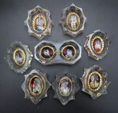 LARGE GROUP OF 20 GLASS SALTS,