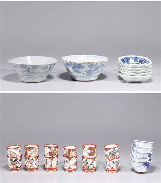 Large group of 24 various Chinese