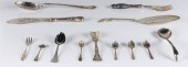 Large group of 38 silver plate