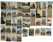 LARGE GROUP OF 42 SIGHT-SEEING