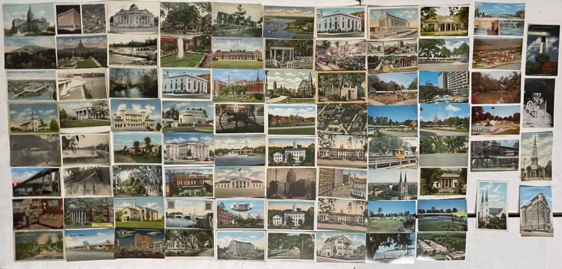 LARGE GROUP OF 84 SIGHT-SEEING