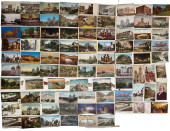 LARGE GROUP OF 86 SIGHT-SEEING