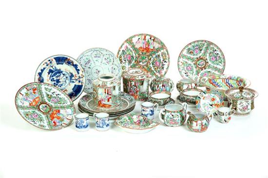 LARGE GROUP OF ASIAN POTTERY. 