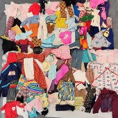 Large Group of Barbie Clothing